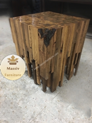 Nat�rliche h�lzerne Couchtische